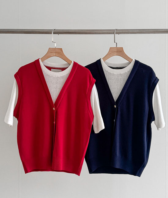 layered Vest Knit