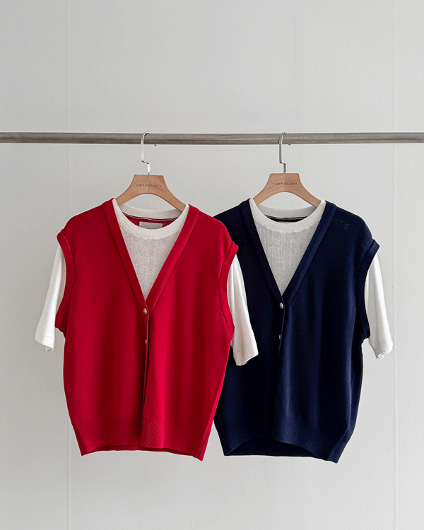 layered Vest Knit