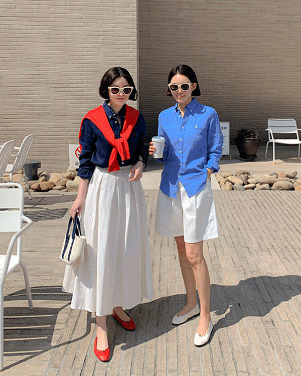 [코코블랙 단독]폴로 랄프로렌 Basic Linen Shirt 보이즈