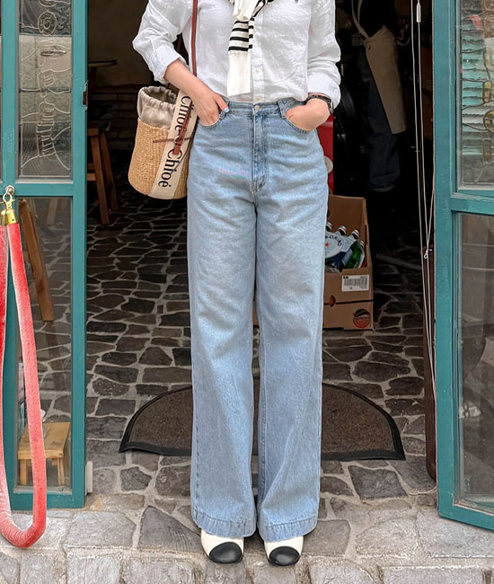 웨이즈 Light blue Denim Pants