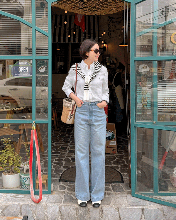 웨이즈 Light blue Denim Pants