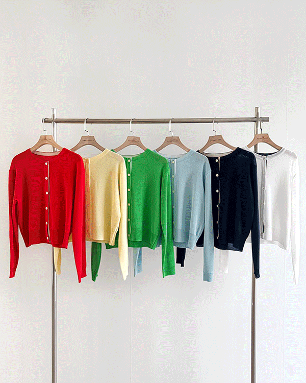 멜로우 color combination Cardigan