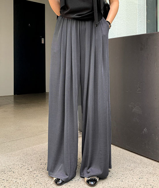 쿨 핀턱 Banding Pants