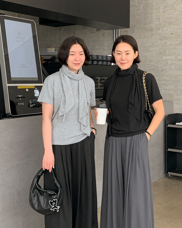 머플러세트 탱글 Short T shirts