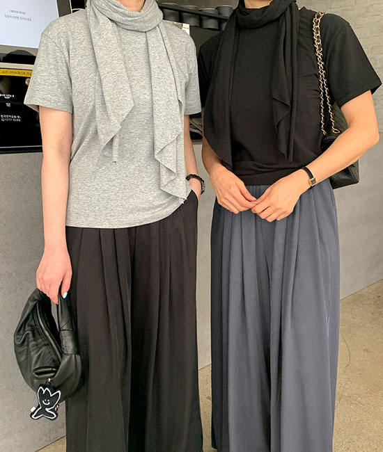 머플러세트 탱글 Short T shirts