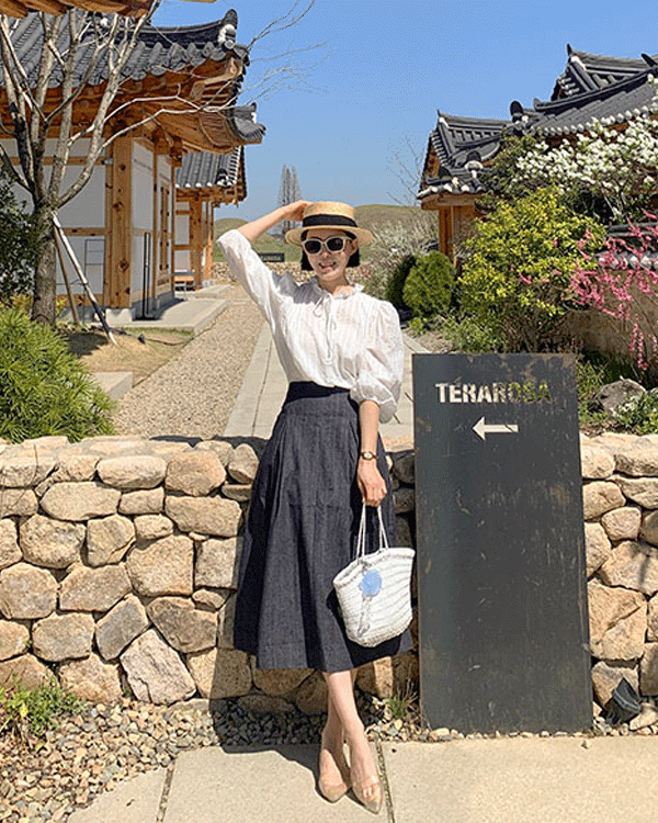 썸데이 Denim Skirt