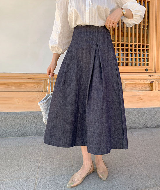 썸데이 Denim Skirt