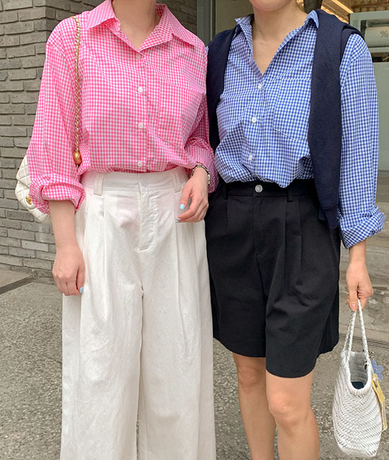 타미 Check Shirt