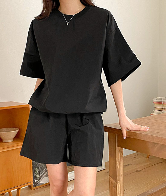 바스락 Summer 반팔반바지 Set