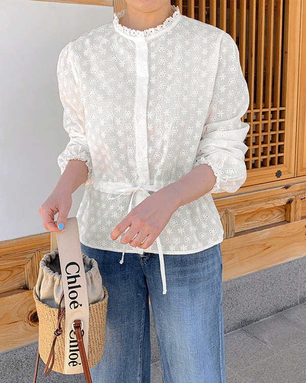 샬롯 Race Blouse