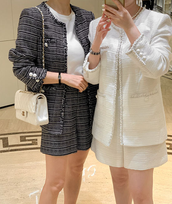 르마인-럭스 Tweed Jacket