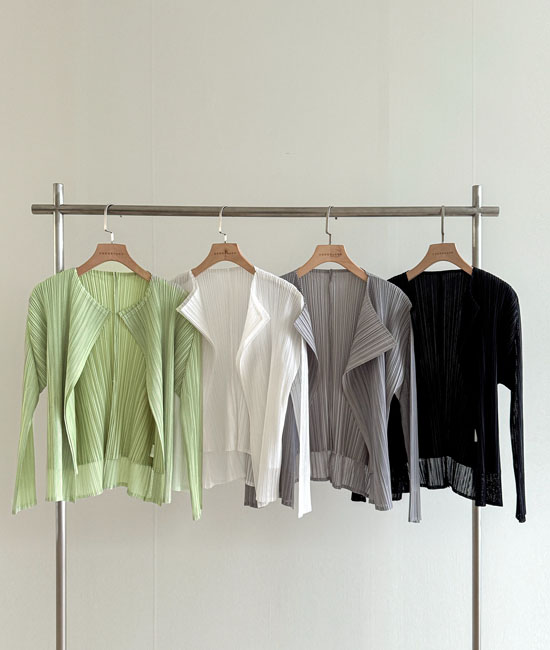 double Pleats Cardigan
