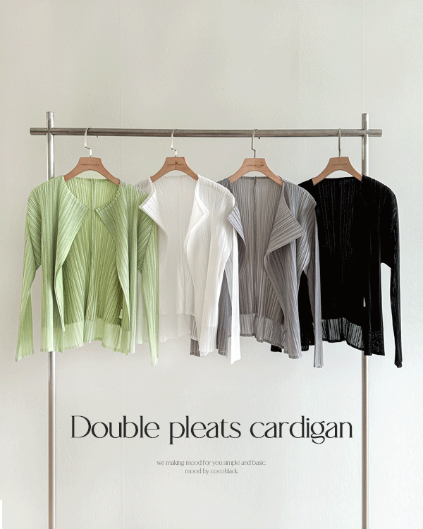 double Pleats Cardigan