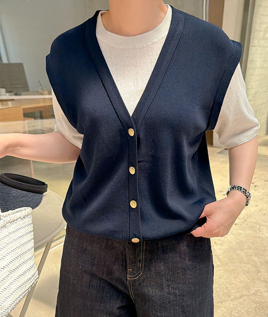layered Vest Knit