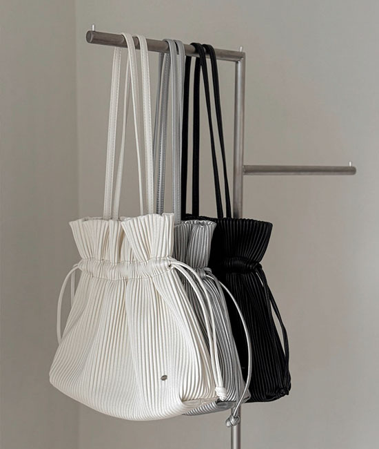 Pleats 복조리백