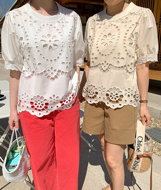 로하 Punching Blouse