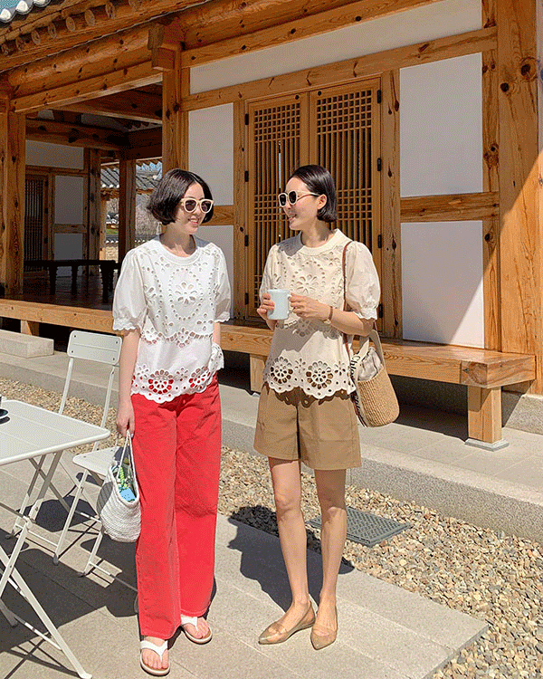 로하 Punching Blouse