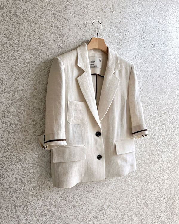 헤링본 Linen Jacket