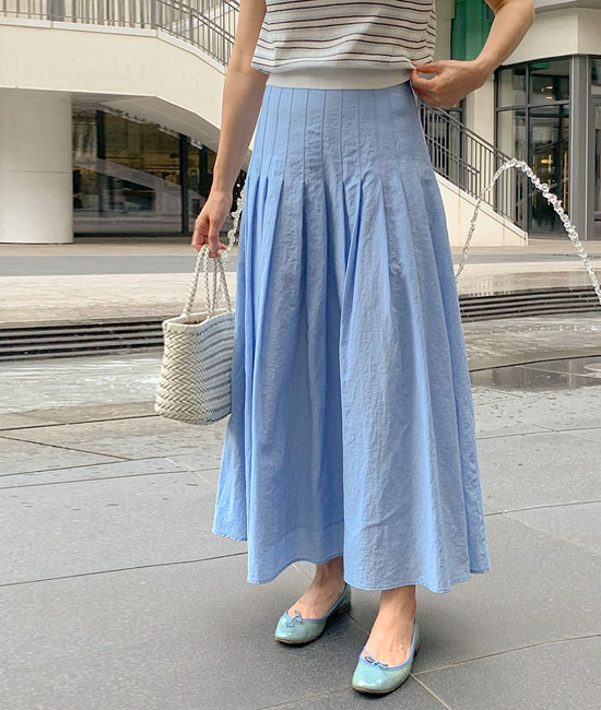 미즈 Pleats Skirt
