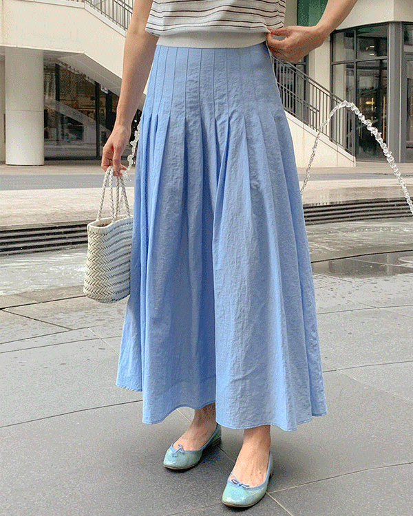 미즈 Pleats Skirt