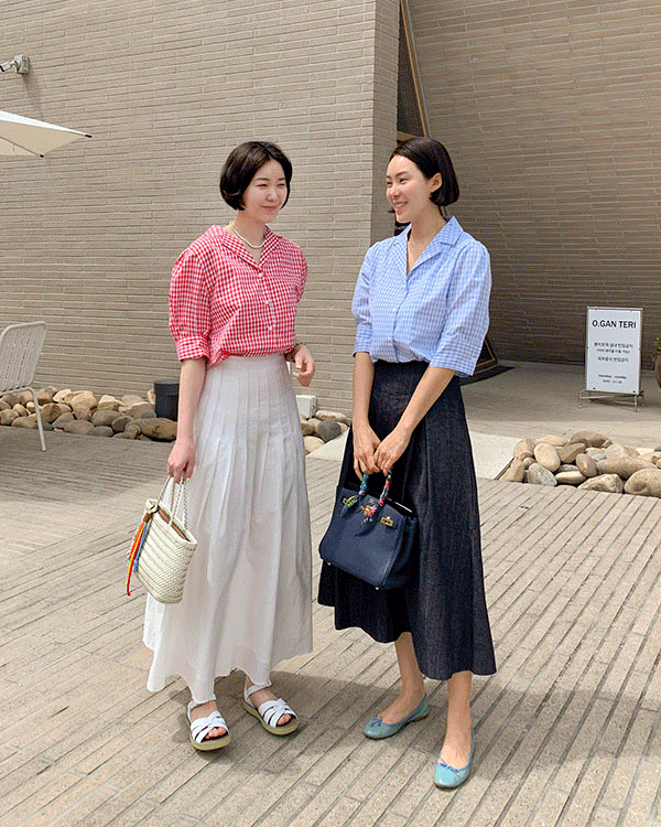 브리즈 Check Short-sleeve Shirt