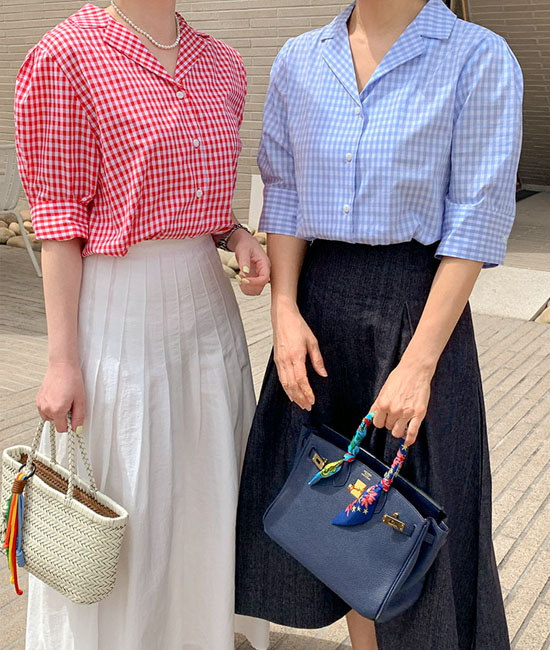 브리즈 Check Short-sleeve Shirt