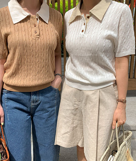 color combination Linen Kara Knit