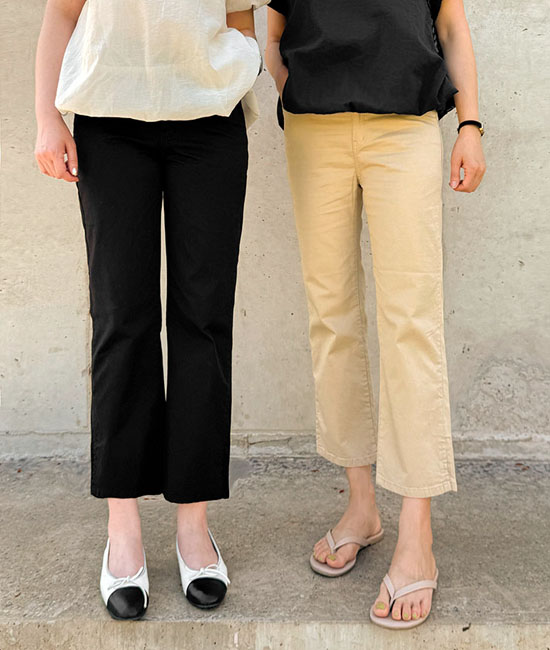 Summer 8부 카프리 Pants