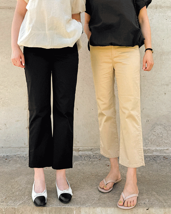 Summer 8부 카프리 Pants