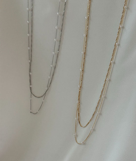 double pearl Necklace
