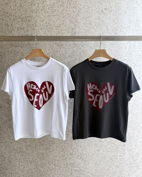 heart printing Short T shirts