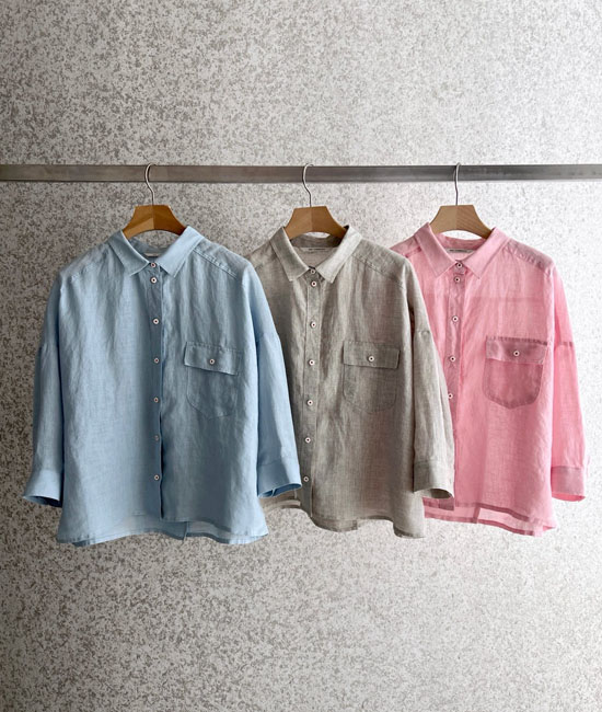 메종 Linen100 Shirt