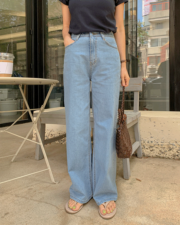 쿨맥스 일자핏 Denim Pants