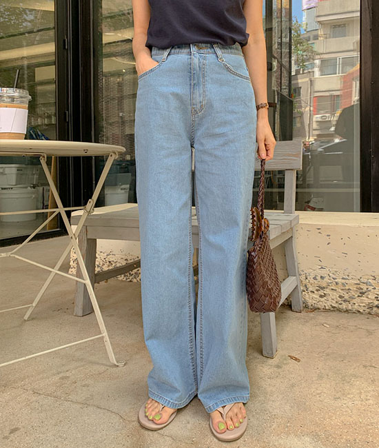 쿨맥스 일자핏 Denim Pants