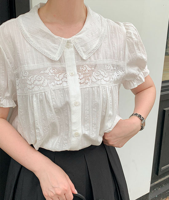 안나 Kara Race Blouse