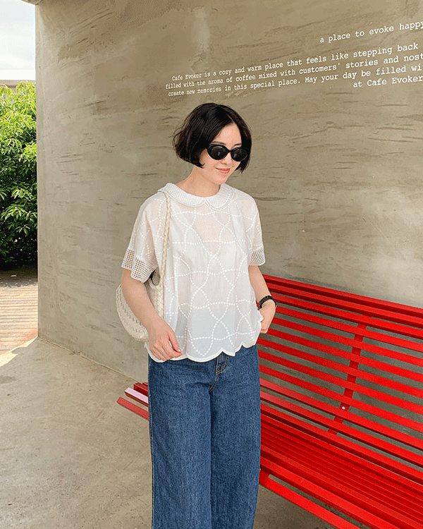 웨이브 Race Blouse