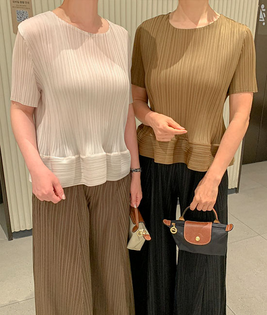 셀리 Pleats Blouse