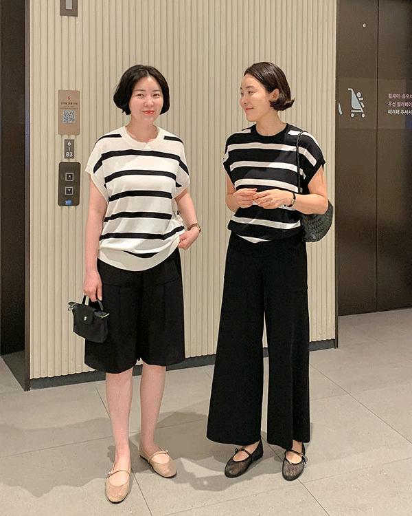 마티 Stripe Knit