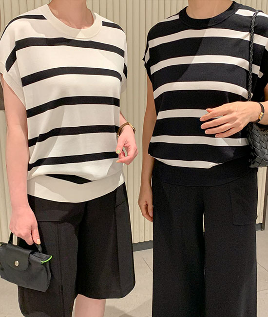 마티 Stripe Knit
