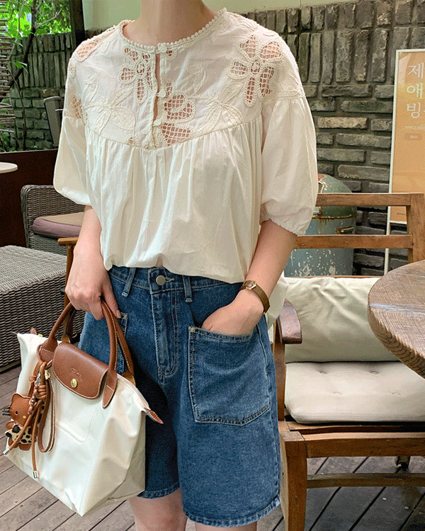 Flower Race Blouse