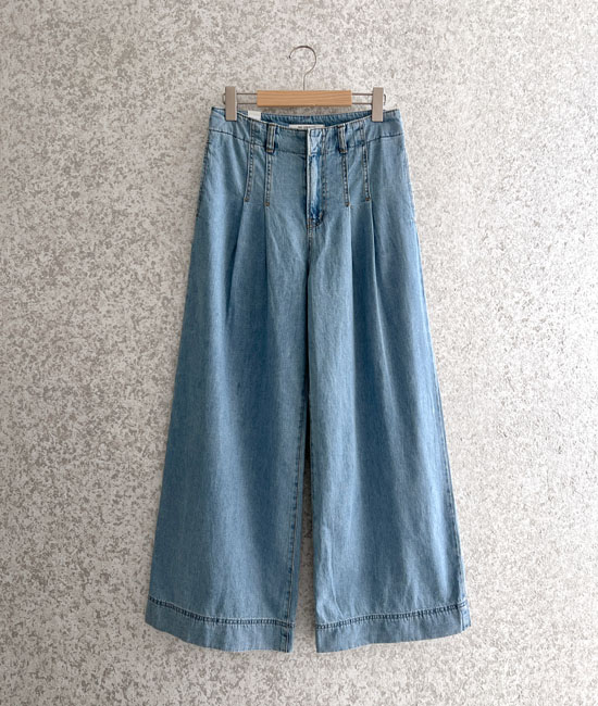 Summer 투핀턱 High Denim Pants