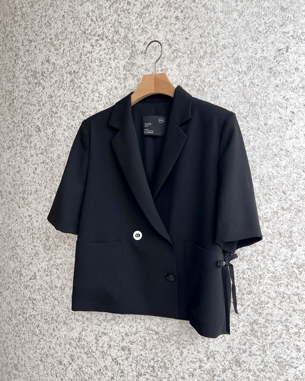 luck 뒷주름 Short-sleeve Jacket