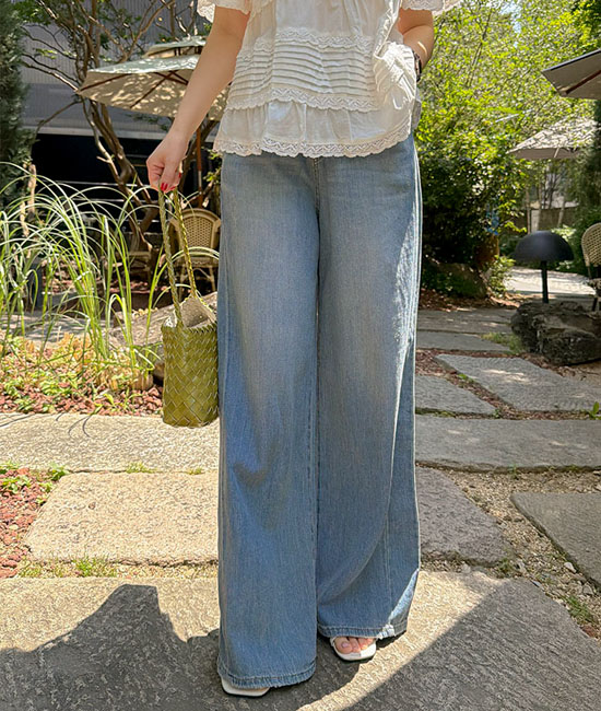 초경량 쿨 Denim Pants