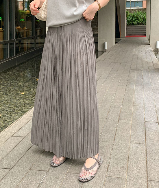 로나 Pleats 치마바지