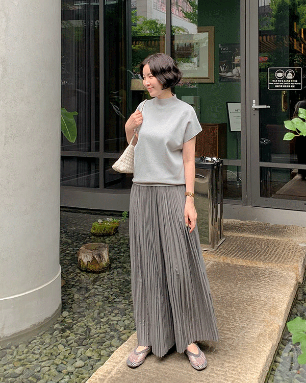 로나 Pleats 치마바지