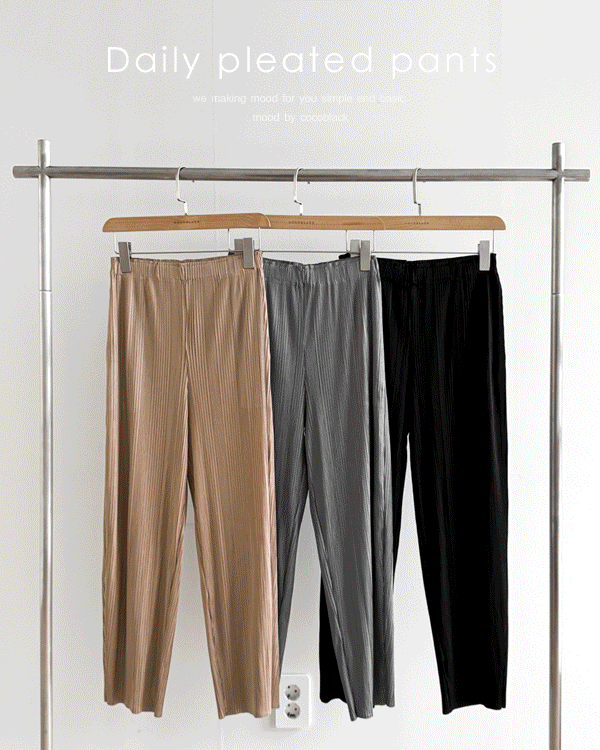 듀얼 Pleats Pants