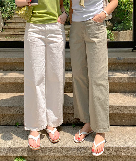 Summer 코튼 cotton pants