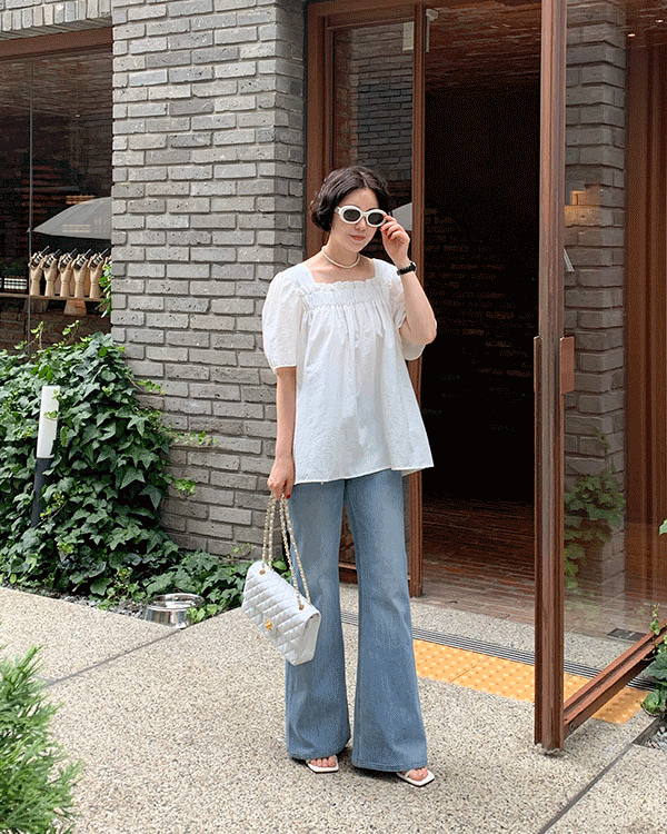 릴리 셔링 Blouse