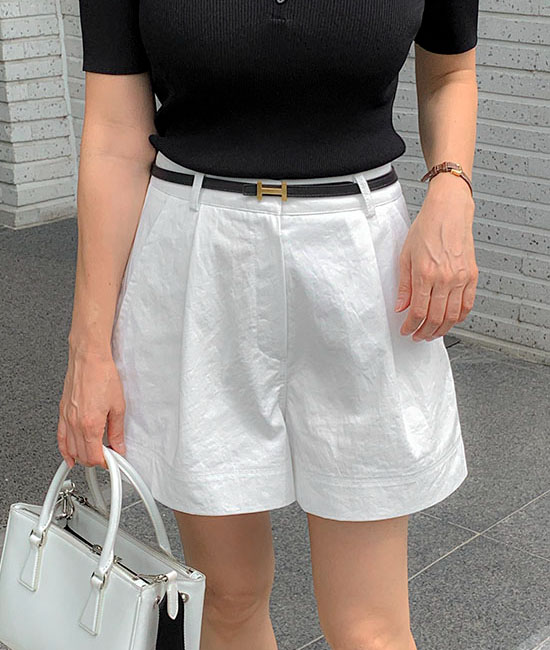 포밍 핀턱 Shorts