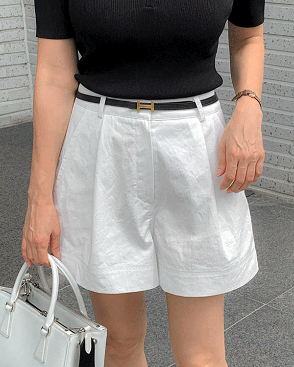 포밍 핀턱 Shorts